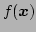 $ f(\vec x)$