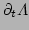 $\displaystyle \partial_{t}\Lambda$