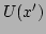 $ U(x')$