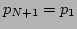 $p_{N+1}=p_1$