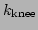 $k_{\mathrm{knee}}$