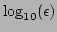 $\log_{10}(\epsilon)$