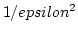 $1/epsilon^2$