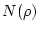 $N(\rho)$