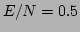 $ E/N=0.5$