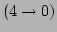 $ (4\rightarrow 0)$