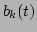 $ b_k(t)$