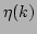 $ \eta (k)$