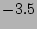 $-3.5$