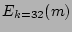 $E_{k=32}(m)$