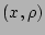$(\bldx, \rho)$