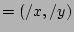 $\bnabla=(\upartial/\upartial x, \upartial/\upartial y)$