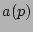 $a(\bldp)$