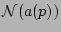 ${\cal N}(a(\bldp))$