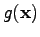 $\displaystyle g(\textbf{x})$