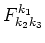 $F^{k_1}_{k_2 k_3}$