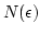$N(\epsilon)$