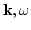 $ {\bf k},\omega$