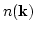 $n({\bf k})$