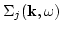 $\Sigma_j({\bf k},\omega)$