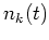 $n_k(t)$