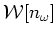 $\displaystyle {\cal
W}[n_\omega ]$