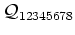 ${{{\cal Q}}}_{12345678}$