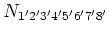 $N_{1'2'3'4'5'6'7'8'}$