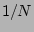 $ 1/N$