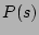 $ P(s)$