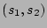 $ (s_1,s_2)$