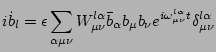 $\displaystyle i \dot b_l = \epsilon \sum_{\alpha\mu\nu} { W^{l\alpha}_{\mu\nu}}...
... b_\alpha b_\mu b_\nu e^{i\omega^{l\alpha}_{\mu\nu}t} \delta^{l\alpha}_{\mu\nu}$